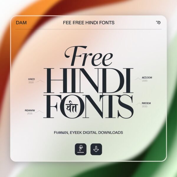 Hindi Stylish Fonts Free Download